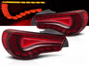 Lămpi LED OLED roșii pentru Toyota GT86 12-21