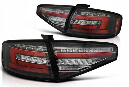 Lămpi negre dts LED pentru Audi A4 b8 12-15 sedan