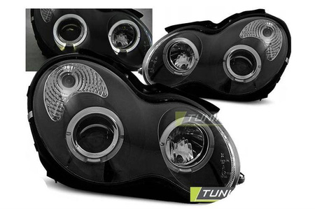 Lămpi Mercedes Clasa C W203 W203 00-04 lentile negre