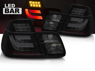 Lumini spate cu LED-uri Black Smoke pentru BMW E46 Sedan 1998-2001