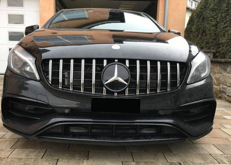 GRILĂ MERCEDES W176 9/15-18 AMG LOOK B/C PANAMER.
