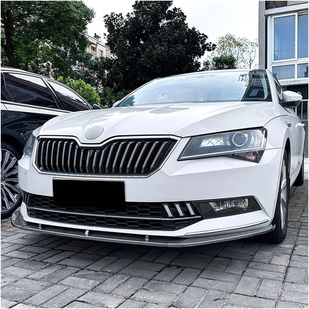 SKODA SUPERB MK3 spoiler/splitter de carbon pentru bara de protecție față