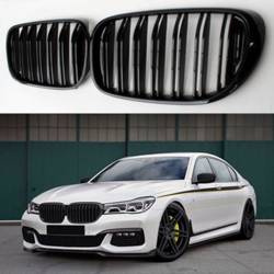 GRILĂ (RINICHI) BMW G11 G12 15- NEGRU LUCIOS DUBLU
