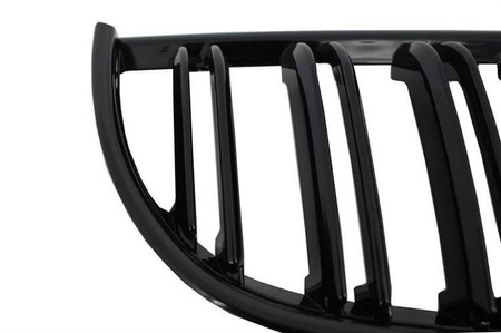GRILĂ (RINICHI) BMW E90 E91 05-08 NEGRU LUCIOS