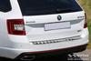 Capacul barei de protecție spate.pentru SKODA OCTAVIA 3 RS COMBINED (oțel)