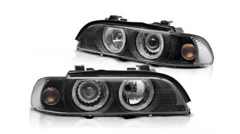 BMW E39 LCI 00-03 Lampa Xenon D2s Black Ring