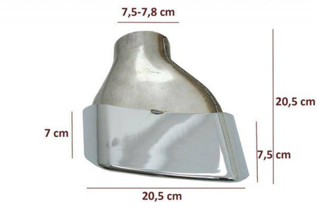 PIESE DE CAPĂT CU DESIGN CROMAT BMW G30 G31 F1 F11 G32