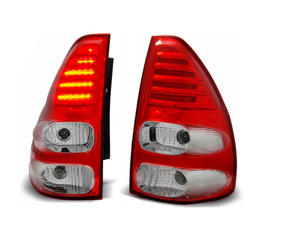 Lămpi cu LED-uri Toyota Land Cruiser 120 03-09 Redwhite