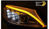 Faruri LED cromate pentru Mercedes w205 14-18