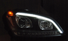 Lămpi Mercedes W164 Ml M-class 05-07 Negru Led Seq