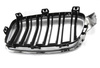 GRILĂ (RINICHI) BMW F10/F11 LOOK M5 NEGRU/CROMAT