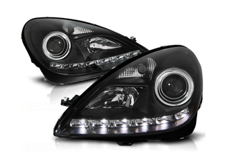 Lămpi Mercedes R171 SLK 04-11 Daylight Black Led
