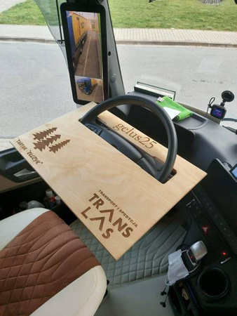 Masă de volan Scania Renault T Magnum Premium MAN Ford F-max din lemn.