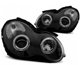 Lămpi Mercedes Clasa C W203 W203 00-04 lentile negre