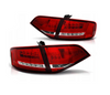 Audi A4 B8 B8 08-11 Sedan Roșu Alb Led Lights