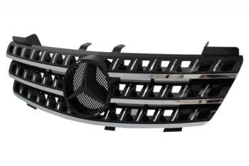GRILĂ MERCEDES W164 05-08 SPORT NEGRU CROMAT NEGRU