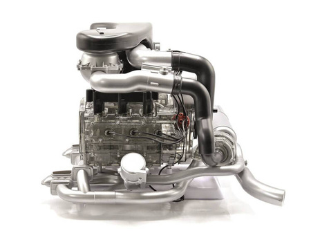 Porsche 911 TURBOMOTOR - model de motor pentru asamblare