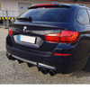 DIFUZOR BMW F10 F11 10-18 LOOK M5 NEGRU CARBON