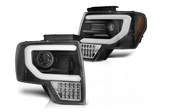 Lămpile față Ford F150 Mk12 08-14 Negru Led
