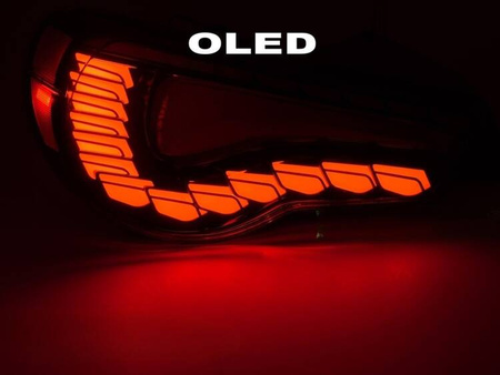 Lămpi LED OLED roșii pentru Toyota GT86 12-21