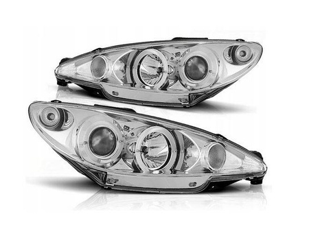 Faruri Peugeot 206 CHROM RINGI