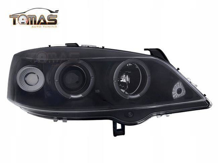 Faruri Opel Astra G BLACK RINGI