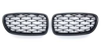 GRILĂ (RINICHI) BMW F10 F11 10-18 DIAMANT NEGRU LUCIOS
