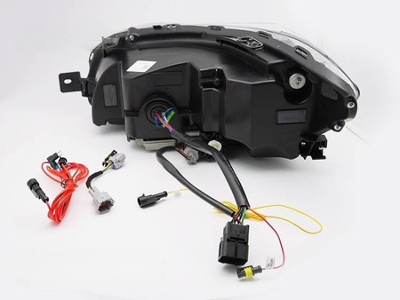 Faruri pentru Subaru WRX 14-22 negru complet LED