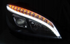 Lămpi Mercedes W204 Clasa C 07-10 Negru Led