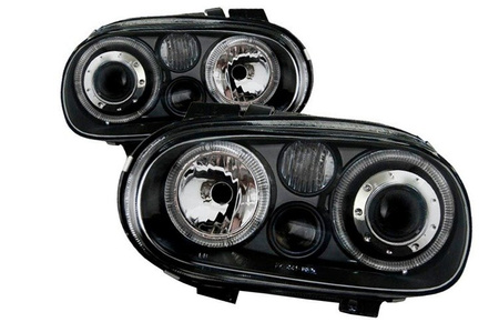 Faruri Vw Golf 4 IV ring depo negru