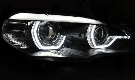 Lămpi Full Led negru pentru Bmw X5 E70 07-13 Xenon D1S