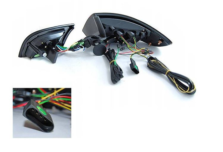 Lumini dinamice cu leduri pentru Audi A3 8p 03-08