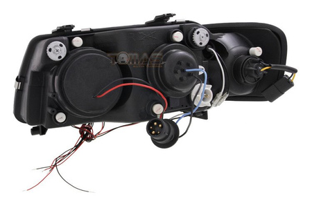 Faruri Audi A3 8L inele cromate