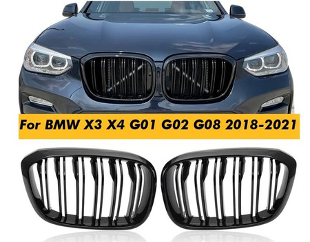 Grila BMW X3 X4 G01 G02 NEGRU LUCIOS 17 - 21