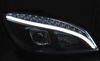 Lămpi Mercedes W204 Clasa C 07-10 Negru Led