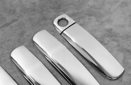 Capacele cromate pentru mânerele ușilor Audi A4 B6 2001-2004