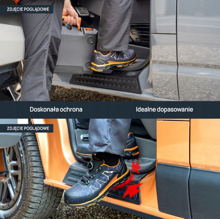 Huse de protecție prag pentru CITROEN JUMPY 2007-2016 | ABS