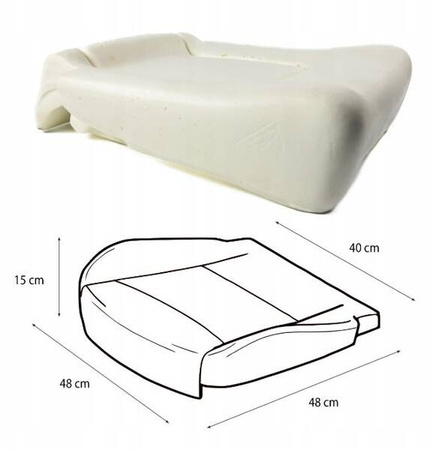 Perna de scaun din spuma pentru Renault Master 1998-2010