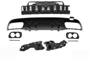 DIFUZOR MERCEDES W205 LOOK C43 AMG NEGRU