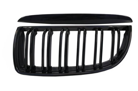 GRILĂ (RINICHI) BMW E90 E91 05-08 NEGRU LUCIOS