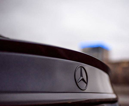 SPOILER MERCEDES W205 4D 15-18 ABS NEGRU LUCIOS