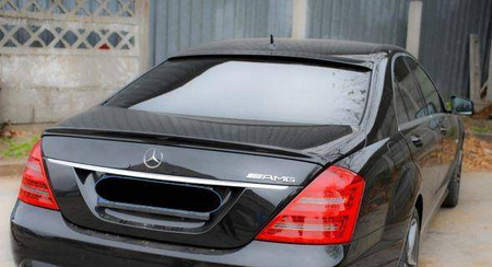 SPOILER MERCEDES W221 06-11 TRUNCHI ABS NEGRU LUCIOS