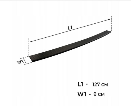 Banda de protectie bara spate pentru VW MULTIVAN VII T7 2021-
