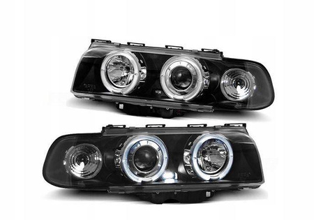 Faruri BMW E38 BLACK RINGI