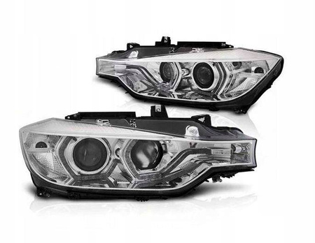 Bmw F30 F31 11-15 a condus faruri cromate drl