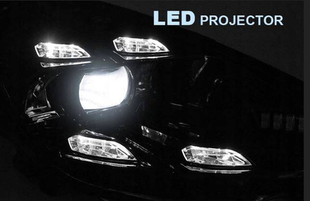Faruri full LED negre pentru Porsche Cayenne