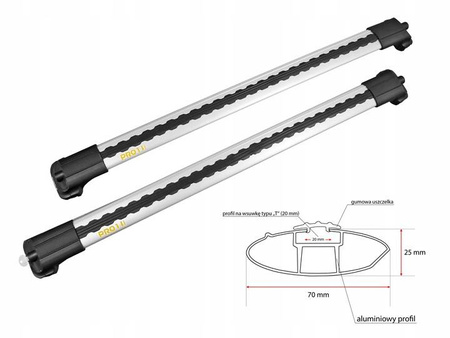 Șine de portbagaj pentru acoperiș Suzuki Vitara 2015+