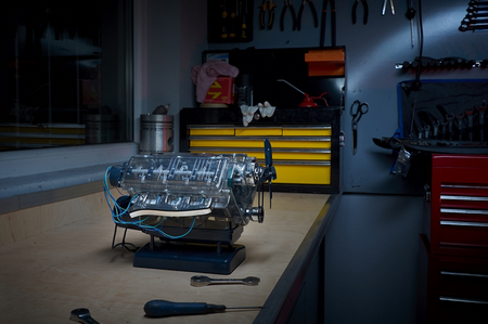 Haynes V8 model de motor Haynes pentru a asambla