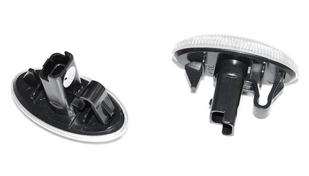 Indicatoare laterale fumate Led. Peugeot 107 206 307 Citroen C1 C2 C3 C4