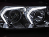 BMW E90/E91 05-08 chrómové LED svetlomety